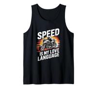 Speed is My Love Language Motorcycle Racing Tank Top