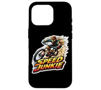 Speed Junkie Downhill Mountain Bike Rider Racing Racer Quote Case for iPhone 16 Pro