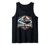 Speed Junkie Jet Ski Lover Addicted to Jetski Owner Funny Tank Top