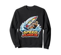 Speed Junkie Windsurfer Quote Funny Addicted To Wind Surfing Sweatshirt