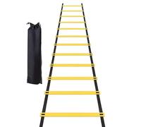 Speed Ladder - 19.6ft Footwork Training Tool Carry Bag | Agility Drill Equipment Athletic Workout Fitness Practice Football Basketball Baseball Tennis