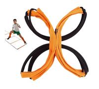 Speed Ladder Portable Lightweight Durable Agility Training Tool Fixed Folding Design Butterfly Sports Compact Bag Included | Football Volleyball Tennis Basketball Ru