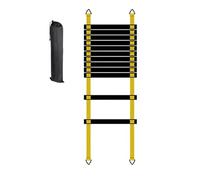Speed Ladder Training, Agility Footwork Ladder Kit, Portable with Carry Storage Bag System, Nylon Exercise, Bright Color Athletic Drill Design Tool, Sports Field Conditioning Training Equipment