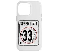 Speed Limit 33 1/3 RPM Vintage Album Vinyl Record Music LP Case for iPhone 14 Pro Max