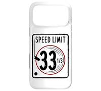 Speed Limit 33 1/3 RPM Vintage Album Vinyl Record Music LP Case for iPhone 17 Pro Max