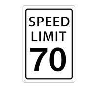 Speed Limit 70 Mph Road Safety Warning Street Metal Sign 8X12Inch