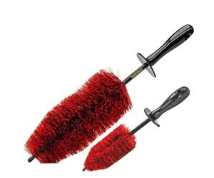 SPEED MASTER Wheel Brush 2 Piece Brush Set | Tough on Brake Dust, Gentle on Wheels| Memory Foam Bristles | Easy to Use | Super Durable
