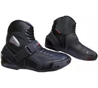 Speed MaxX Kids Black Leather Motorbike/Motorcycle Cubs Racing Sports Short Shoes Riding Boots