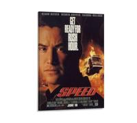 Speed Movie Poster - High-Octane Action on A Runaway Bus with Keanu Reeves And Sandra Bullock (13) Canvas Wall Art Prints Poster Photo Picture Painting Posters Room Decor 16x24inch(40x60cm)