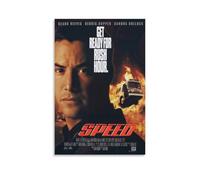 Speed Movie Poster - High-Octane Action on A Runaway Bus with Keanu Reeves And Sandra Bullock (3) Canvas Poster Wall Art Picture Prints Hanging Photo Decor Home Posters Artworks 12x18inch(30x45cm)