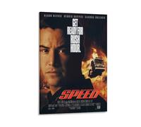 Speed Movie Poster - High-Octane Action on A Runaway Bus with Keanu Reeves And Sandra Bullock (3) Canvas Wall Art Poster Decorative Modern Home Print Picture Artworks Posters 24x36inch(60x90cm)