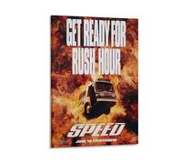 Speed Movie Poster - High-Octane Action on A Runaway Bus with Keanu Reeves And Sandra Bullock (4) Poster Print Art Wall Painting Canvas Posters Modern Bedroom Decor 20x30inch(50x75cm)