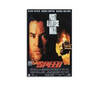 Speed Movie Poster - High-Octane Action on A Runaway Bus with Keanu Reeves And Sandra Bullock (5) Canvas Painting Poster Wall Art Decorative Picture Prints Modern Decor 20x30inch(50x75cm)