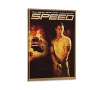 Speed Movie Poster - High-Octane Action on A Runaway Bus with Keanu Reeves And Sandra Bullock (7) Canvas Poster Wall Art Picture Prints Hanging Photo Decor Home Posters Artworks 24x36inch(60x90cm)