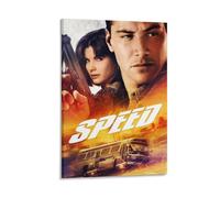 Speed Movie Poster - High-Octane Action on A Runaway Bus with Keanu Reeves And Sandra Bullock (9) Canvas Painting Poster Wall Art Decorative Picture Prints Modern Decor 08x12inch(20x30cm)
