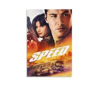 Speed Movie Poster - High-Octane Action on A Runaway Bus with Keanu Reeves And Sandra Bullock (9) Wall Art Picture Painting Poster Canvas Print Posters Artworks Room Decor 08x12inch(20x30cm)