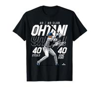 Speed, Power, Ohtani 40-40 Milestone Shohei Ohtani MLBPA T-Shirt