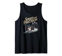 Speed Precision Dog Agility Competition Fast Track Timing Tank Top
