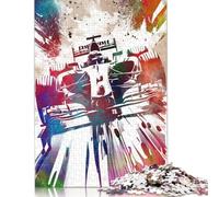 Speed Racing Puzzles for Adults 1000 Piece Wooden Puzzle Adult Jigsaw Puzzle Puzzles for Adults Teens 1000pcs (75x50cm)