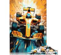 Speed Racing Sport Jigsaw Puzzles 1000 Pieces for Adults Wooden Puzzles Brain Exercise Challenge Game Entertainment Gifts Teenagers Family Activity (75x50cm)