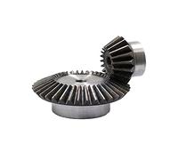 Speed Ratio 8:1 Bevel Gear 0.8 Modulus 20 Teeth+160 Teeth Inner Hole Diameter 6-8mm 90 Degree Drive Reverse Steel Gear Steel Gear