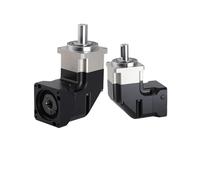 Speed Reducer Corner Planetary Gearbox Helical Gear Right Angled Step-Down for 200W 400W 600W 60 Servo Nema23 Stepper Motor(8mm Input,Ratio 40 to 1)