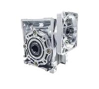 Speed Reducer NMRV050 Worm 19mm Input Shaft 5:1-100 :1 Gear Ratio for 80mm servo Motor(Ratio 20 to 1)