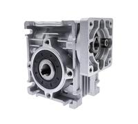 Speed reducer worm DC electronic starter gearbox RV030 14mm output 5:1-80:1 Worm Gearbox Speed Reducer for NEMA 23 electronic starter(7.5 to 1)