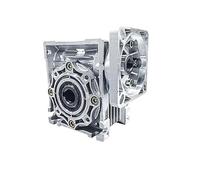 Speed Reducer Worm NMRV050 1.4cm 5:1-100 :1 Gear Ratio Input Shaft for 60mm servo Motor(Ratio 20 to 1)