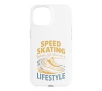Speed Skating Where Left Turns Are a Lifestyle Case for iPhone 15