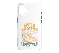 Speed Skating Where Left Turns Are a Lifestyle Case for iPhone 16