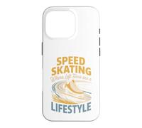Speed Skating Where Left Turns Are a Lifestyle Case for iPhone 16 Pro