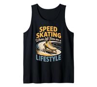 Speed Skating Where Left Turns are a Lifestyle Tank Top
