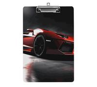Speed Sport Car Clipboard Retractable Hanging Tab Clip Board Plastic Clipboard Nursing Clipboards Nurse, Doctor, Cute Design for Standard Size 12.5 X 8.5Inch