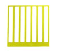 Speed Square 3D Printed Painting Ruler Grid Tool Art Ruler Measuring Tool for Art Creation Precise Drilling Craft Projects with Square and Multiple Rectangle Grids (Yellow, 10X10cm)