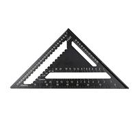 Speed Square, Protractor with Thickened High-Strength Aluminum 12 Inch Black and Imperial Aluminum Angle Finder for All Building and RemodelingProjects