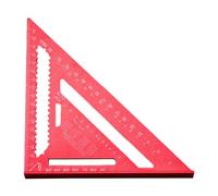 Speed Square Right Angle Ruler, Multifunctional Carpenter Tool, Carpenter's Design, Aid, Portable Marking Gauge, Precision Layout Accessories, Aluminium, Triangle Square for Ti