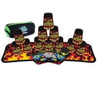 Speed Stacks Competitor - Black Flame Set with Timer, Mat, Cup Keeper, Gear Bag, Quick Stem & Online Instructions for Kids & Teens (Ages 3+) by Speed Stacks