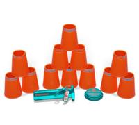 Speed Stacks | Official Sport Stacking Pro Series Set- Orange Crush | 12 cups & Holding Stem | WSSA Approved