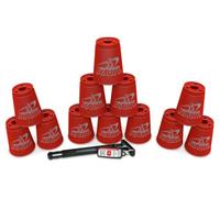Speed Stacks | Official Sport Stacking Set | 12 cups & Holding Stem | WSSA Approved (Really Red)