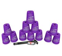 Speed Stacks | Official Sport Stacking Set | 12 cups & Holding Stem | WSSA Approved (Royal Purple)
