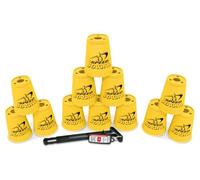 Speed Stacks | Official Sport Stacking Set | 12 cups & Holding Stem | WSSA Approved (Yellow)