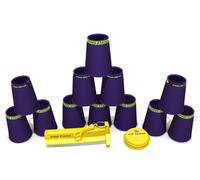 Speed Stacks | Official Sport Stacking Set- Pro Series Satin Purple | 12 cups & Holding Stem | WSSA Approved