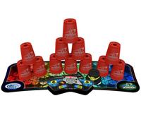 Speed Stacks | Sport Stacking Competitor | Red - 12 Cups | Holding Stem | G5 Timer and Voxel Glow Mat | WSSA Approved