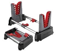 Speed Stand | Collapsible Design Adjustable 10-16 Stand for Cleaning & Maintenance | Compact Portable Range Stand | Lightweight Vise Perfect for Hunting Rifles & Shotguns Red