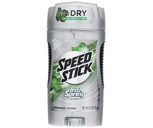 Speed Stick Original Antiperspirant & Deodorant, Irish Spring 2.70 oz (Pack of 6)