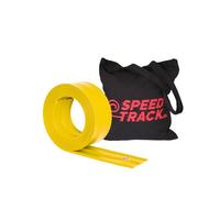 Speed Track 5m Lightning Bolt Yellow Flexible Toy Car Track with Storage Bag - Indoor & Outdoor Flexible Diecast Car Monster Truck Race Track for Loops, Jumps, Ramps with Suction Cups