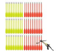 SPEED TRACK 60Pcs 7" 50-80lb Bright Pistol Crossbows Cobra Bolts Target Sharp Arrows Archery