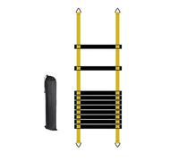Speed Training Ladder, Agility Drill Equipment, Foot Speed Trainer, Portable Workout Tool for Athletes Track Field Hockey Tennis Badminton Exercise Practice Outdoor Sports Conditioning Training Gear