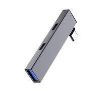 Speed Type C Hubs Type C To 2Type C+USB Port Extension Adapter With USB3.0 USB2.0 Port For Wide Compatibility